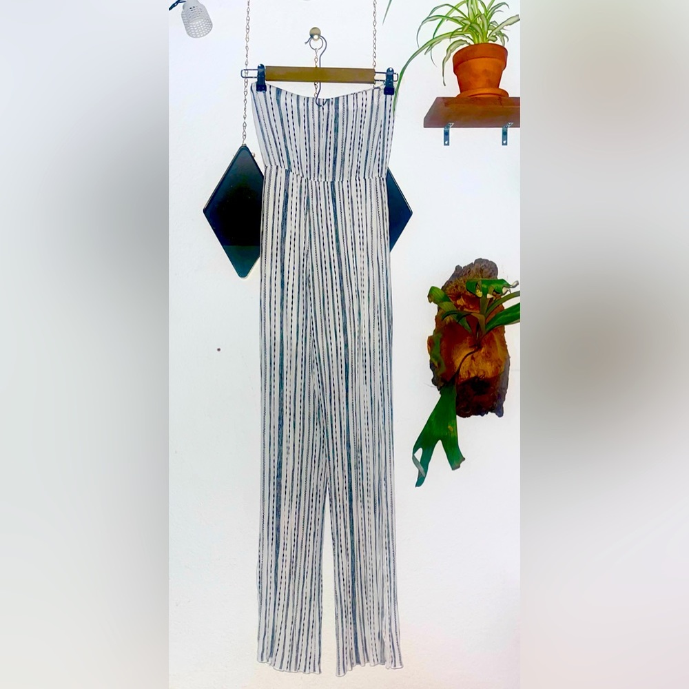 Striped Tub-Top Romper 🦓